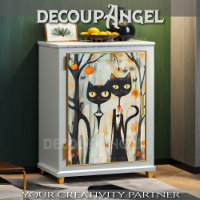 Modern Black Cats Wedding