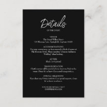 Modern Black Classic Photo Wedding