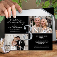 Modern Black Diamond 3rd Anniversary