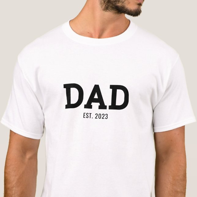 Modern Black Established Dad T-Shirt (Creator Uploaded)