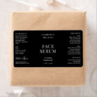 Modern Black Face Serum Dropper Cosmo Bottle Wrap