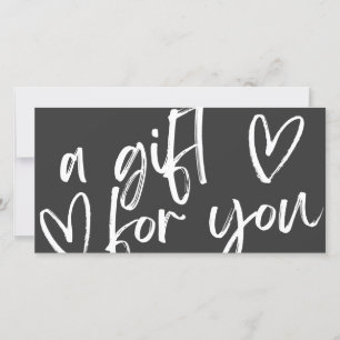 Modern Black Gift Certificate Voucher
