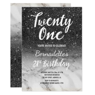 21st birthday invitations announcements zazzle uk