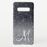 Modern Black Glitter Sparkles Personalised Name Samsung Galaxy Case<br><div class="desc">Introducing our stunning Modern Black Glitter Sparkles Personalised Name product, available exclusively on Zazzle! Add a touch of elegance and sparkle to your everyday life with this custom-made item. Our Modern Black Glitter Sparkles Personalised Name product features a sleek black background adorned with mesmerising glittery sparkles. The combination of black...</div>