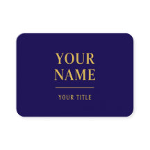 Modern Black & Gold Business Card Template