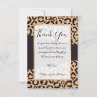 Modern Black Gold Cheetah Leopard Animal Print
