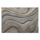 Modern Black Gold Grey abstract Cloth Placemat