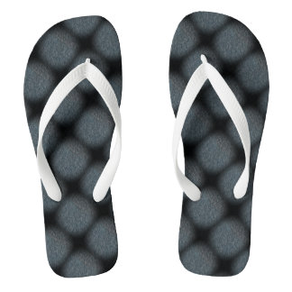 MODERN black grey CUTE  Flip Flops