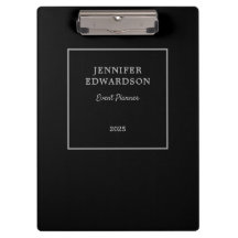 Modern black grey elegant professional business