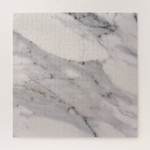 Modern black grey pink marble pattern  jigsaw puzzle