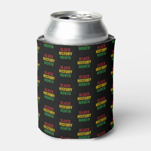 Modern BLACK HISTORY MONTH Can Cooler