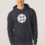 Modern Black Husband Birthday Personalised Gift Hoodie<br><div class="desc">You can customise it with your photo,  logo or with your text.  You can place them as you like on the customisation page. Modern,  unique,  simple,  or personal,  it's your choice.</div>