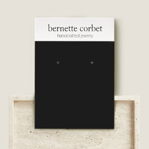 Modern Black Jewellery Designer Earring Display Ca