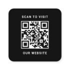 Modern Black Logo QR Code Scan Website