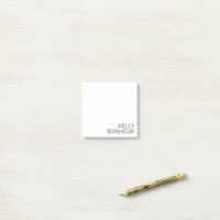 Modern Black Name on White
