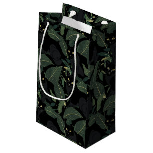 Modern black panther pattern small gift bag