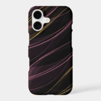 Modern Black Purple Gold Marble Alcohol Ink 