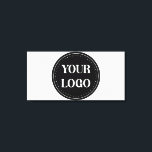 Modern Black QR Code Logo | Sleek & Professional Canvas Print<br><div class="desc">This design is useable by all. The text,  colours,  logo,  and images may all be added,  changed,  or resized as needed.Many thanks.</div>