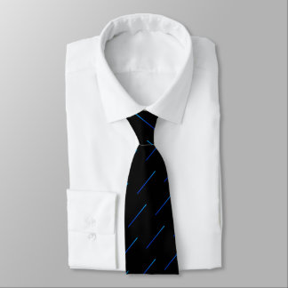 Modern Black Striped Tie