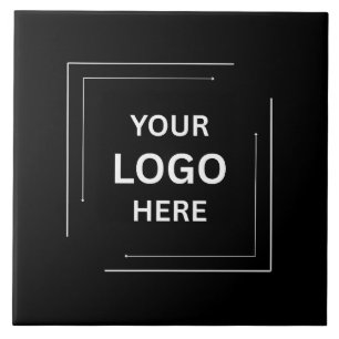 Modern Black Stylish Professional Custom Business Tile