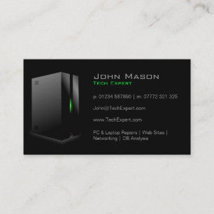 Modern Black Technology - Business Card