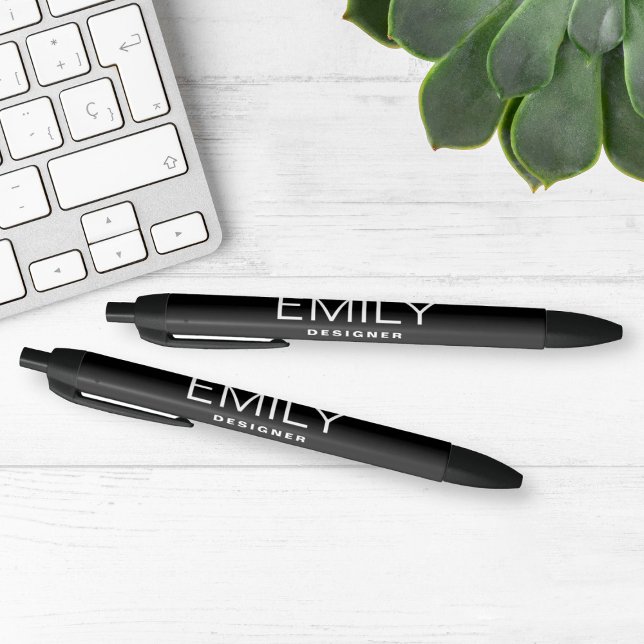Modern Black Typography | Black Black Ink Pen (Creator Uploaded)