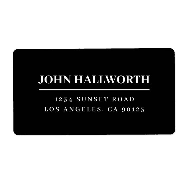 Modern Black & White (Front)