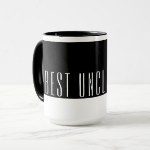 Modern Black & White Best UNCLE Ever Mug