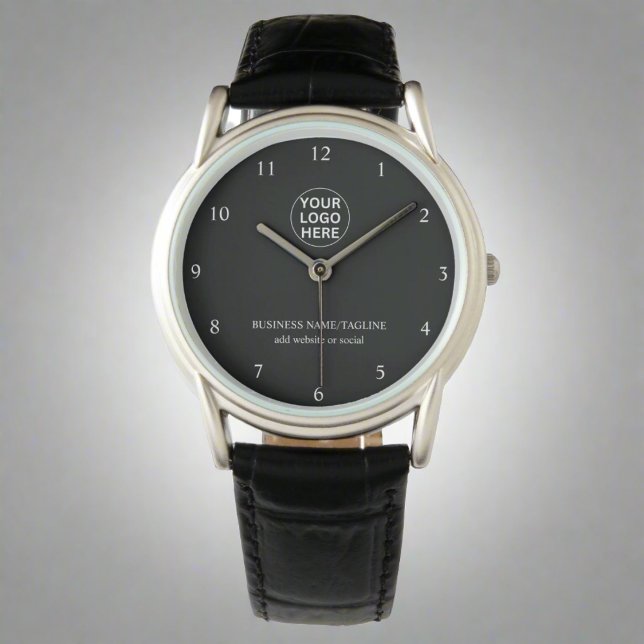 Modern Black & White Branded Corporate Logo Watch (Creator Uploaded)