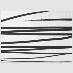 Modern Black & White Lines Abstract Art Tissue Paper