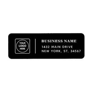 Modern Black White Logo Professional Brand Label