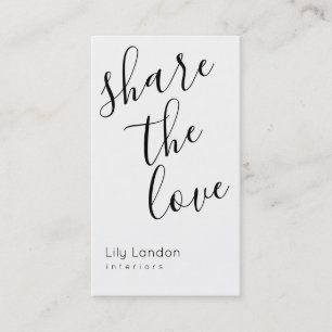 Modern Black & White Referral