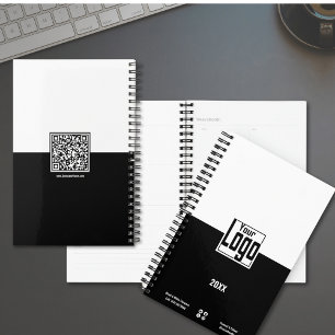 Modern Black & White Small Business Planner