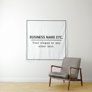 Modern Black & White Tapestry