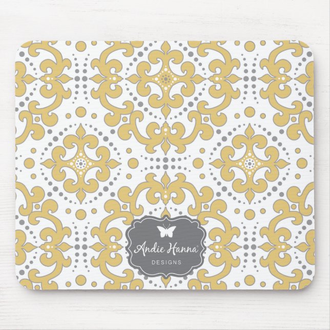 Modern Bliss medallion mouse pad (Front)