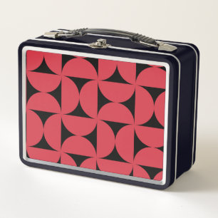 Modern Blob Colourful Pattern Metal Lunch Box