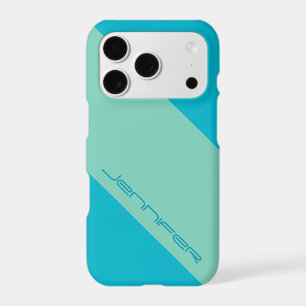 Modern Blue and Green Minimalist, Name,