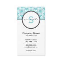 Modern Blue and White