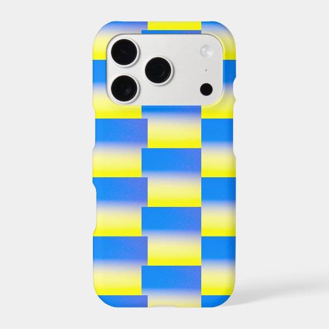 Modern Blue and Yellow pattern Ukraine Inspiration (Back)