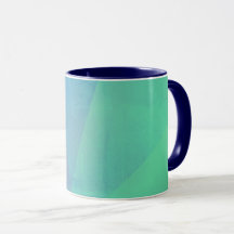 Modern Blue Aqua &Turquoise Geometric Gradation