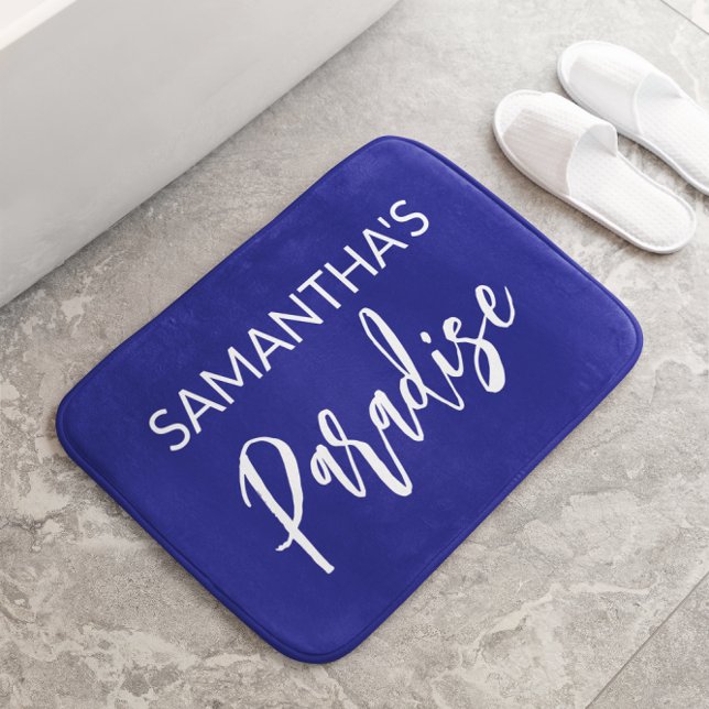 Modern Blue Bath Mat (Creator Uploaded)