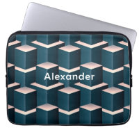 Modern Blue Building Blocks Personalise