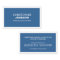 MODERN BLUE BUSINESS CARD FOR COLLEGE STUDENTS