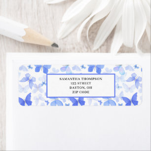 Modern Blue Butterfly 