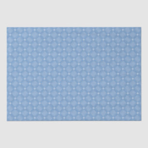 Modern Blue Diamond Chevron Baby Shower Tissue Paper