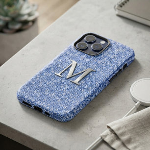 Modern Blue Geometric Triangle Pattern Minimalist