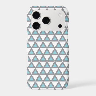Modern Blue Geometric Triangle phone case