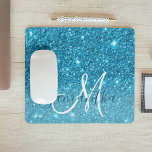Modern Blue Glitter Sparkles Personalised Name Mouse Mat<br><div class="desc">Introducing our Modern Blue Glitter Sparkles Personalised Name collection, exclusively available on Zazzle! This dazzling product line is perfect for adding a touch of glamour and customisation to your everyday essentials. Embrace the modern and glamourous vibes of our Modern Blue Glitter Sparkles Personalised Name collection, available exclusively on Zazzle. With...</div>