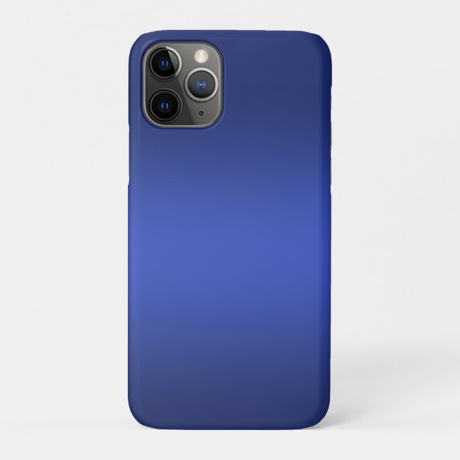Modern blue gradient Watercolor galaxy  Case-Mate iPhone Case (Back)