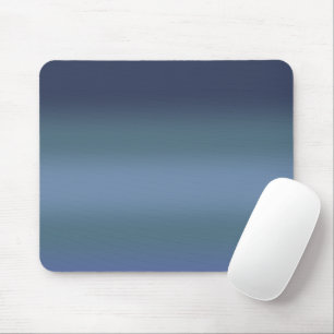 Modern blue gradient Watercolor galaxy Mouse Mat